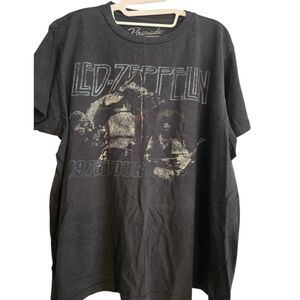 Led Zeppelin Graphic 1975 Tour T Shirt Size XL in EUC